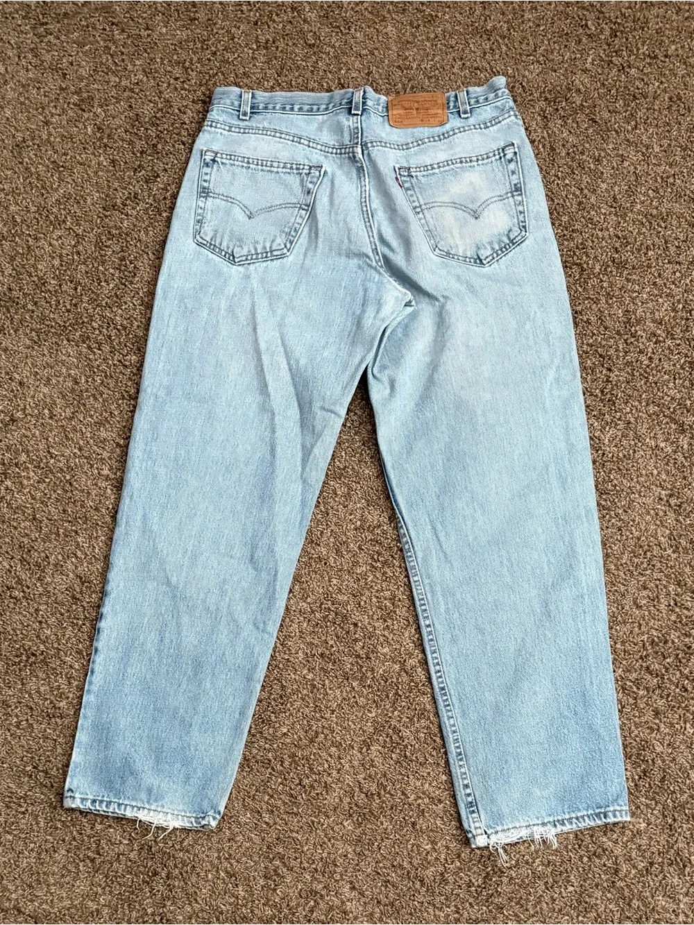 Levi's 550 Relaxed Fit Vintage 90s USA Made Light Wash Jeans Men's Size 34x30